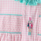 Pink Nutcracker Smocked Ruffle Dress