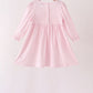 Pink Nutcracker Smocked Ruffle Dress