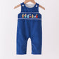 Blue corduroy Nativity Embroidery Jon Jon