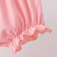 Pink Castle Applique Bloomer Set