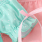 Green Character Smocked Bloomer Set