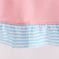 Pink Princess Embroidery Stripe Ruffle Bloomer Set