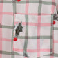 Red Holly Button Down Shirt