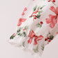 Red Holly Bow Smocked Lace Ruffle Pants Set