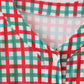 Red Bow Gingham Mom Dress
