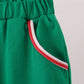 Red Nutcracker Embroidery Stripe Pants Set