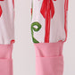 Pink Bow Zip Bamboo Romper