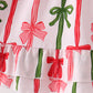 Pink Bow Ruffle Bamboo Dress
