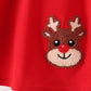 Red Reindeer French Knot Dress