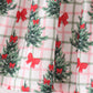 Red Bow Embroidery Velvet Ruffle Pants Set