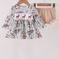 Hunting Deer Embroidery Bloomer Set