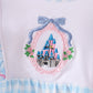 Blue Castle Embroidery Ruffle Bubble