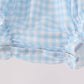 Blue Castle Embroidery Ruffle Bubble