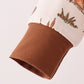 Brown Duck Embroidery Ruffle Romper