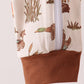 Brown Duck Embroidery Romper
