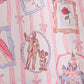 Pink Character Bow Embroidery Bloomer Set