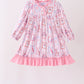 Pink Character Ruffle Bamboo Dress