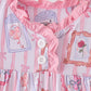 Pink Character Ruffle Bamboo Dress