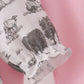 Pink Farm Ruffle Pants Set