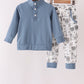 Blue Farm Pants Set