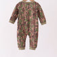 Camouflage Moose Embroidery Romper