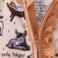 Oh Holy Night Ruffle Zip Bamboo Romper