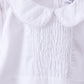 Peter pan collar shorts set