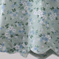 Sage floral cross embroidery ruffle bloomer set