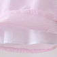 Pink stripe watermelon embroidery seersucker bloomer set