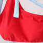 Red 2pc mom&me swimsuit