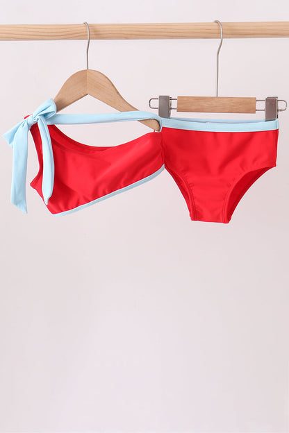 Red 2pc mom&me swimsuit