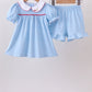 Blue Pencil Collar Set