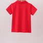 Red School Bus Pocket Polo Shirt