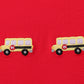 Red School bus Bow Dress
