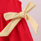 Red School bus Bow Dress