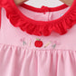 Pink Apple Embroidery Bubble