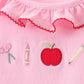 Pink Apple Embroidery Set