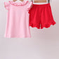Pink Apple Embroidery Set