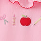 Pink Apple Ruffle Dress