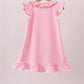Pink Apple Ruffle Dress