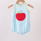 Blue Apple Embroidery Bubble