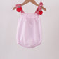 Pink Apple Gingham Bubble