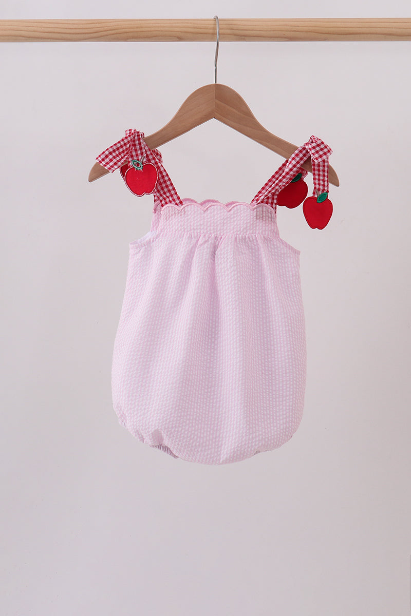 Pink Apple Gingham Bubble