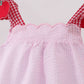 Pink Apple Gingham Bubble