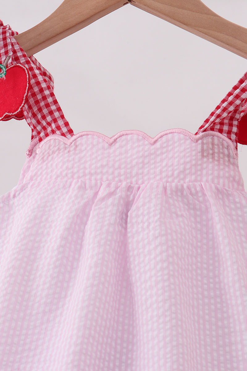 Pink Apple Gingham Bubble