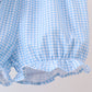 Blue Apple Smocked Bloomer Set