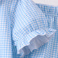 Blue Apple Smocked Bloomer Set