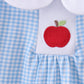 Blue Apple Smocked Dress