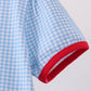 Blue Apple Scalloped Dress