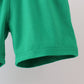 Blue stripe duck embroidery shorts set